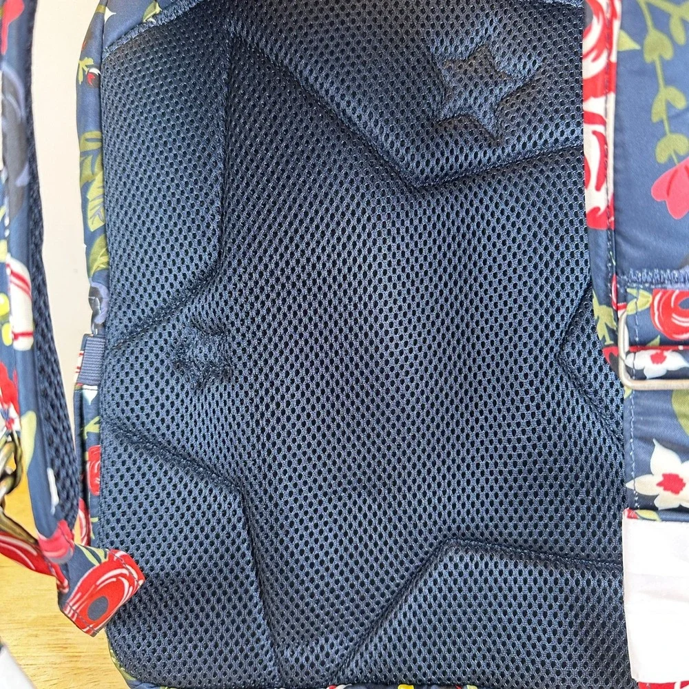 JuJuBe MiniBe Diaper Bag Backpack Navy Midnight Posy Floral Travel Baby‎ JA4023